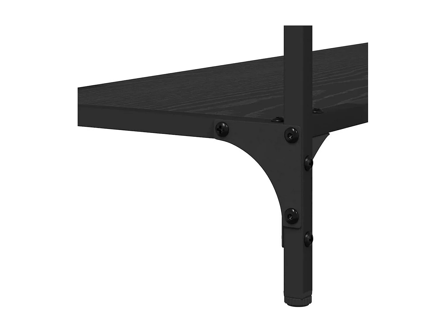 Mesa consola Roble negro 101 x 30,5 x 75 cm Madera de ingeniería