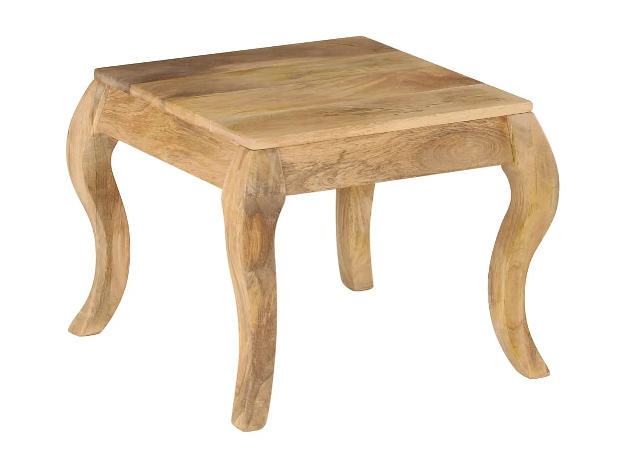 Mesa auxiliar 45x45x40 cm Madera maciza de mango