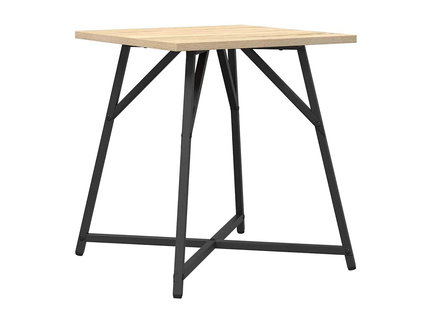 Ensemble de tables d'appoint 2 pcs Chêne Sonoma et noir