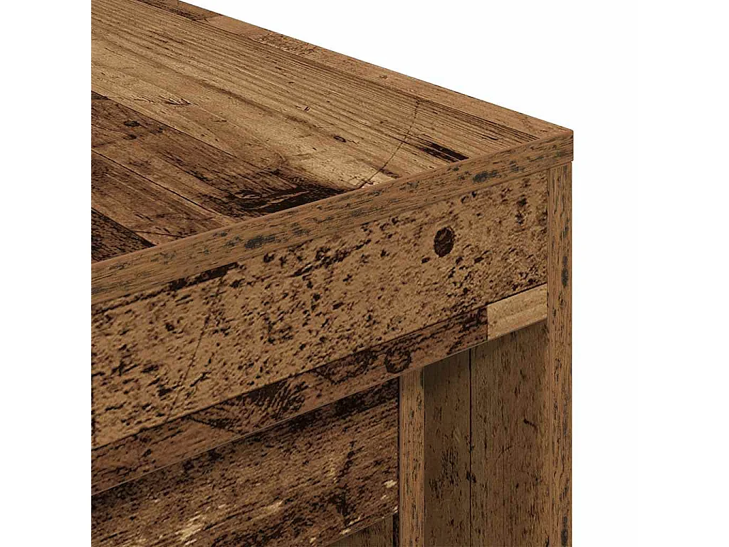 Mesas nido 3 piezas madera vieja madera de ingeniería