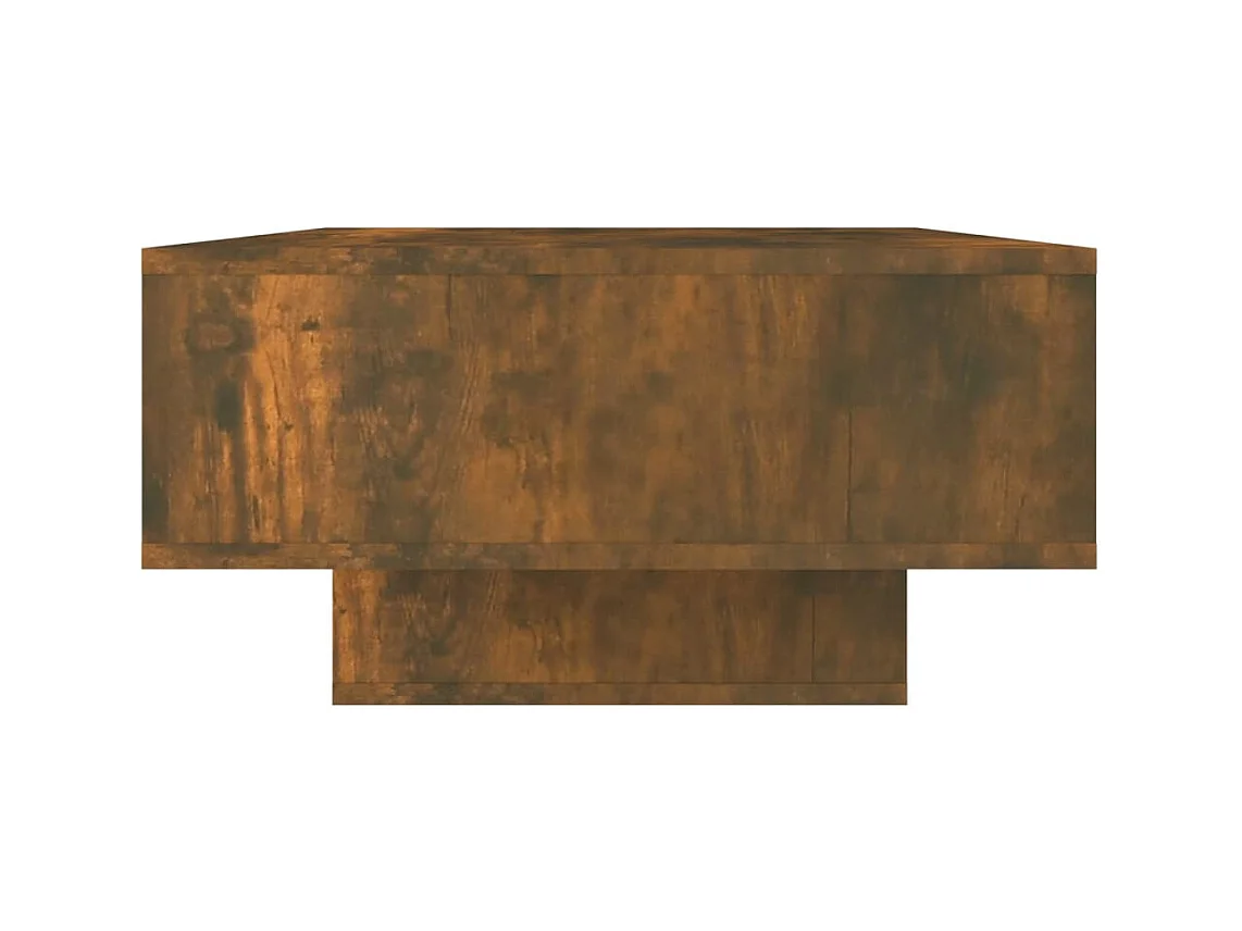 Table basse Chêne fumé 105x55x32 cm Bois d'ingénierie