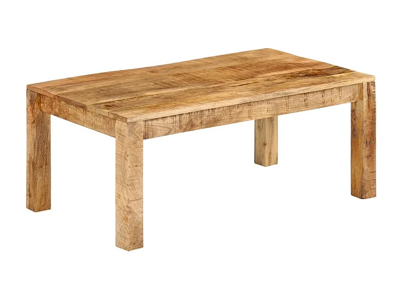 Table basse 100x55x40 cm bois de manguier massif