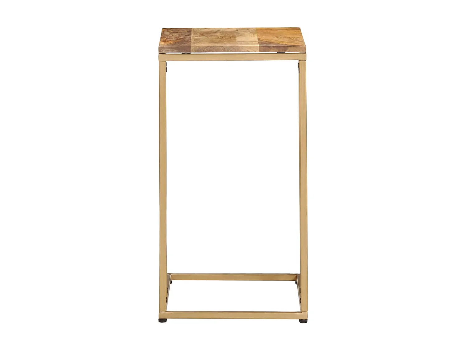 Tavolino laterale 35x45x65 cm in legno massello di mango