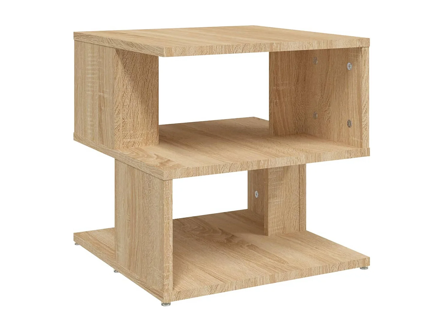 Tavolino laterale in rovere Sonoma 40x40x40 cm in truciolato