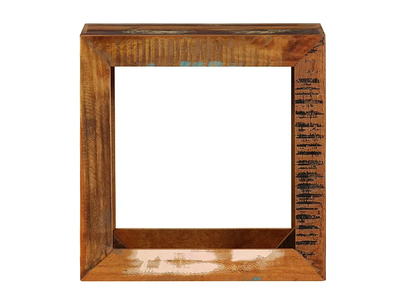 Sgabello 40x30x40 cm Legno massello di recupero