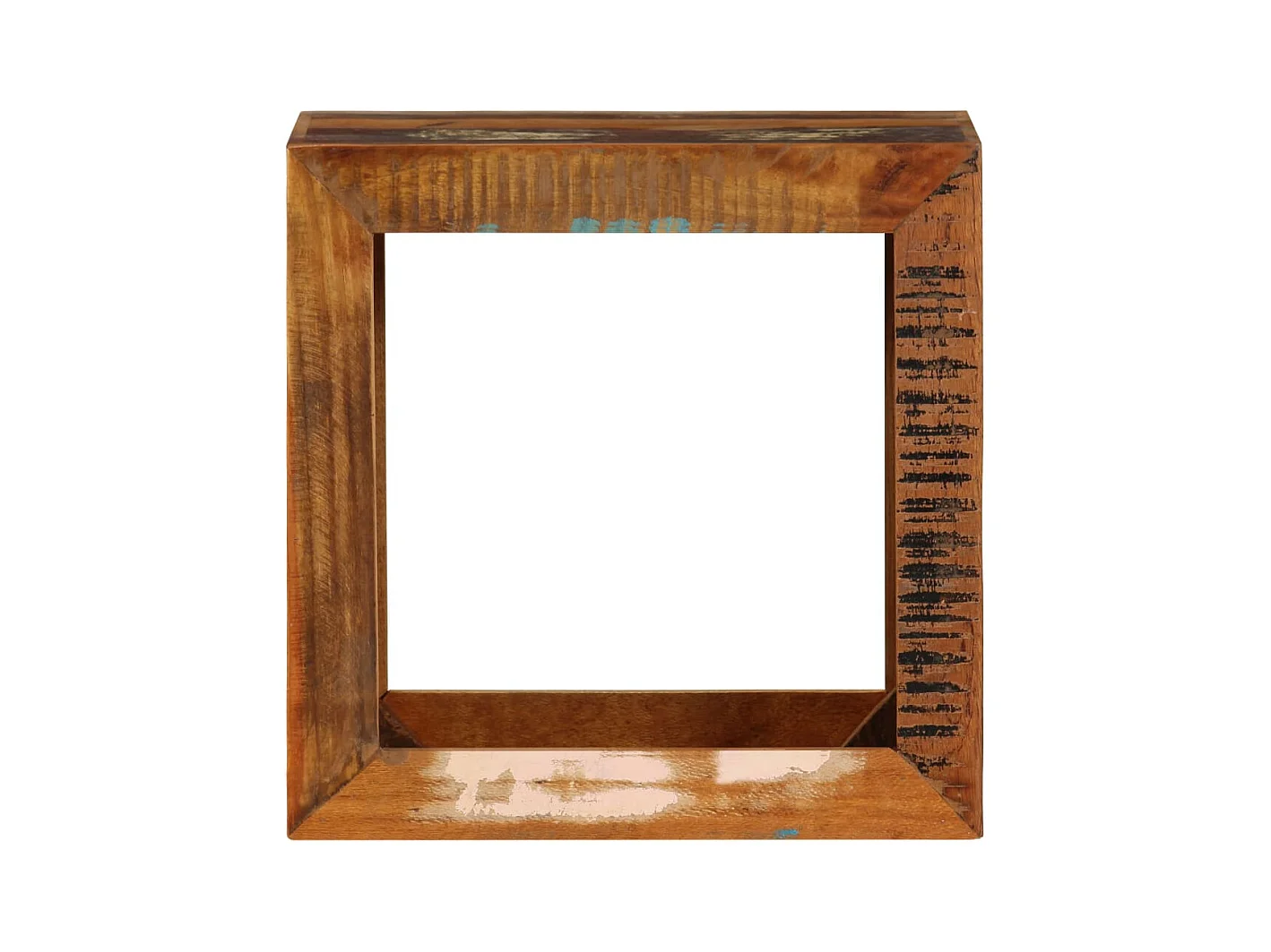 Sgabello 40x30x40 cm Legno massello di recupero