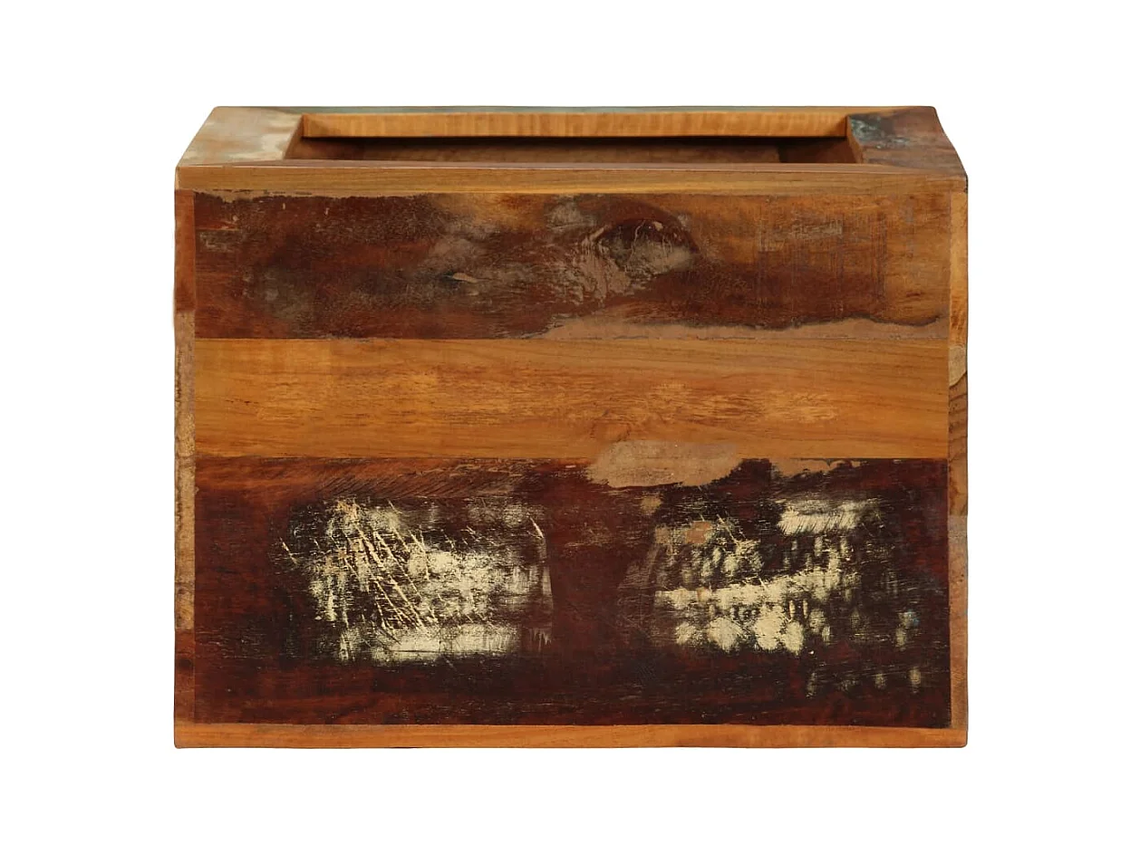 Sgabello 40x30x40 cm Legno massello di recupero