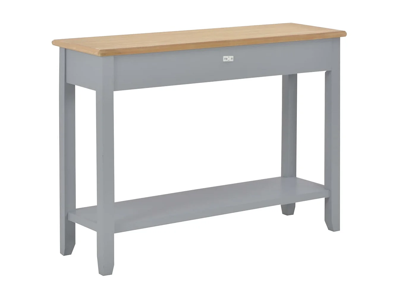 Tafelconsole Gris 110x35x80 cm Bois