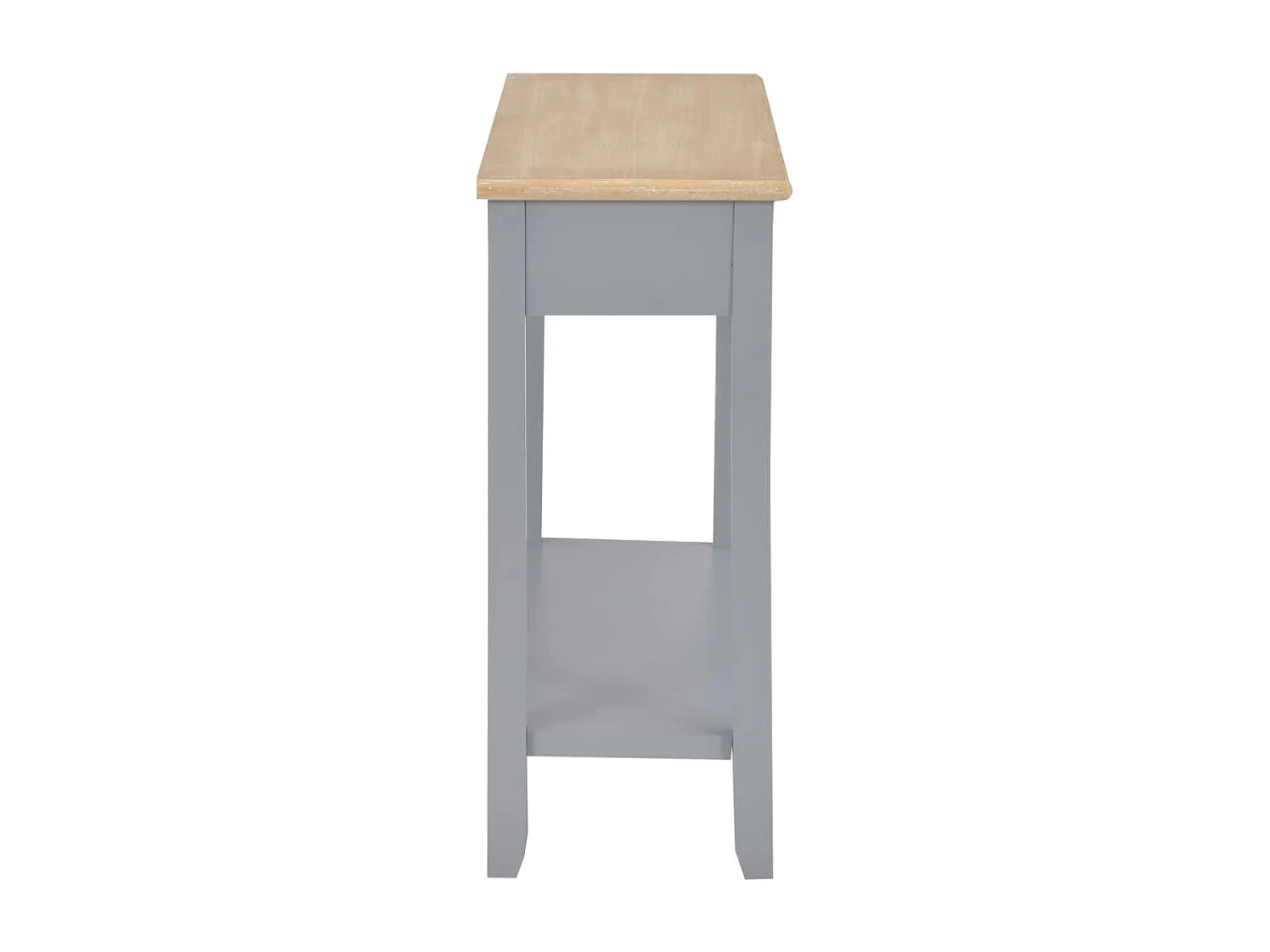 Tafelconsole Gris 110x35x80 cm Bois