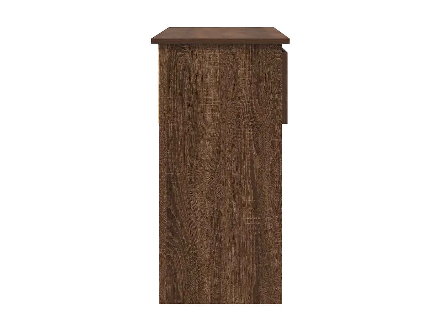 Table console avec tiroirs chêne marron 85,5x38,5x74,5 cm