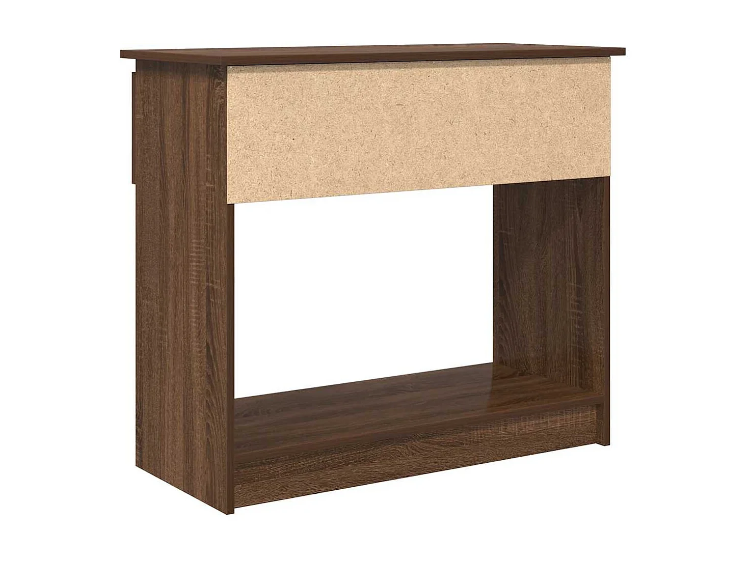 Table console avec tiroirs chêne marron 85,5x38,5x74,5 cm