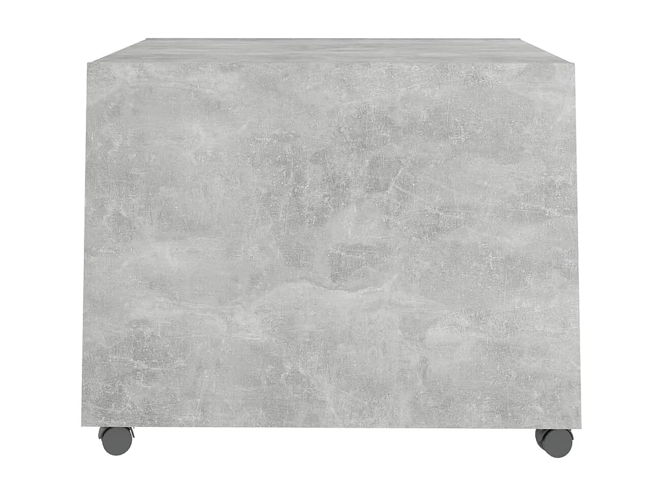 Table basse gris béton 55x55x40 cm bois d'ingénierie