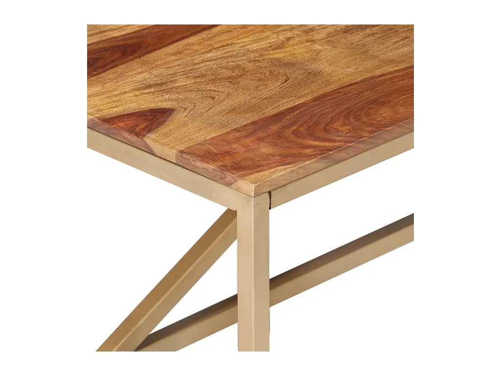 Mesa auxiliar 60x60x40 cm Madera maciza