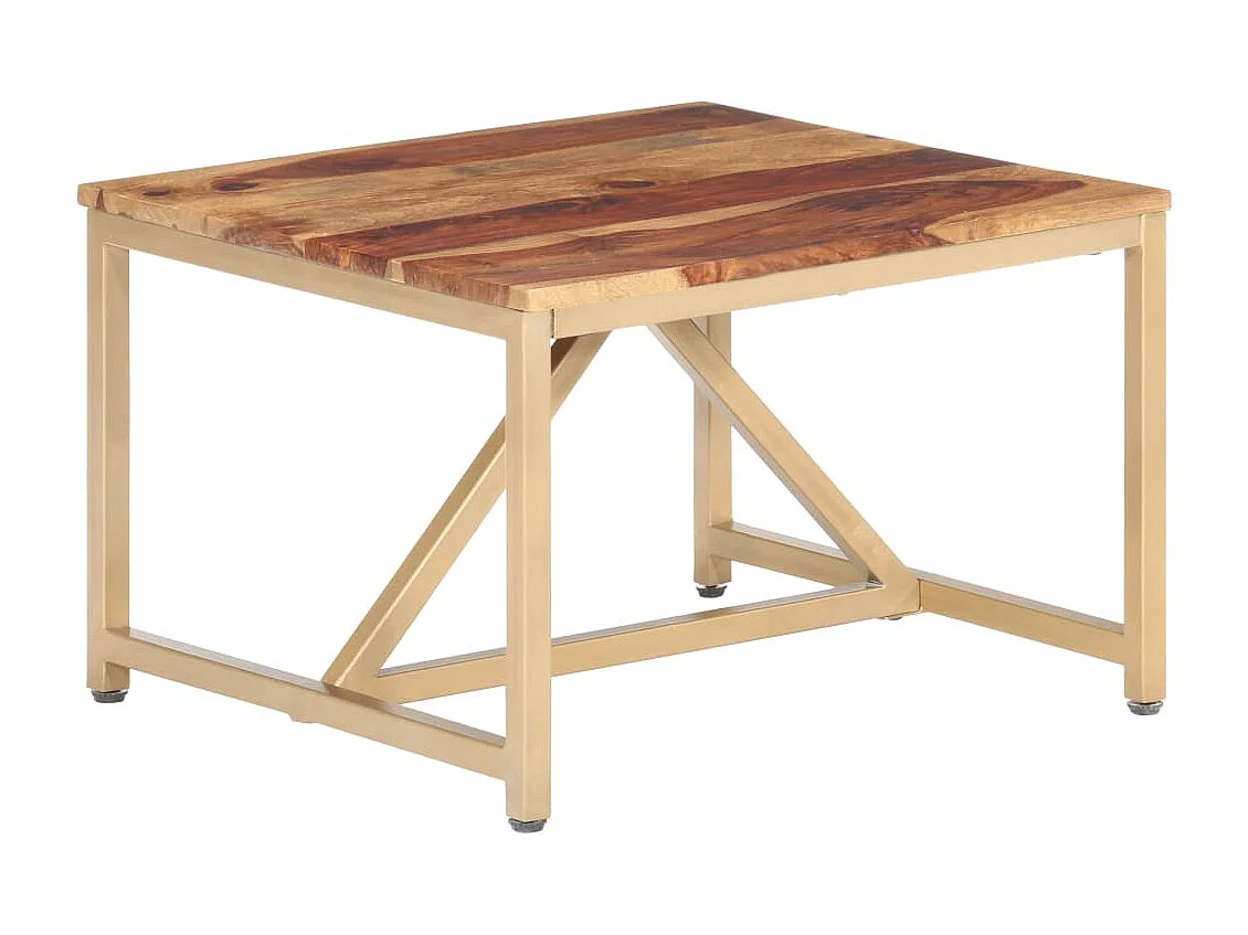 Mesa auxiliar 60x60x40 cm Madera maciza