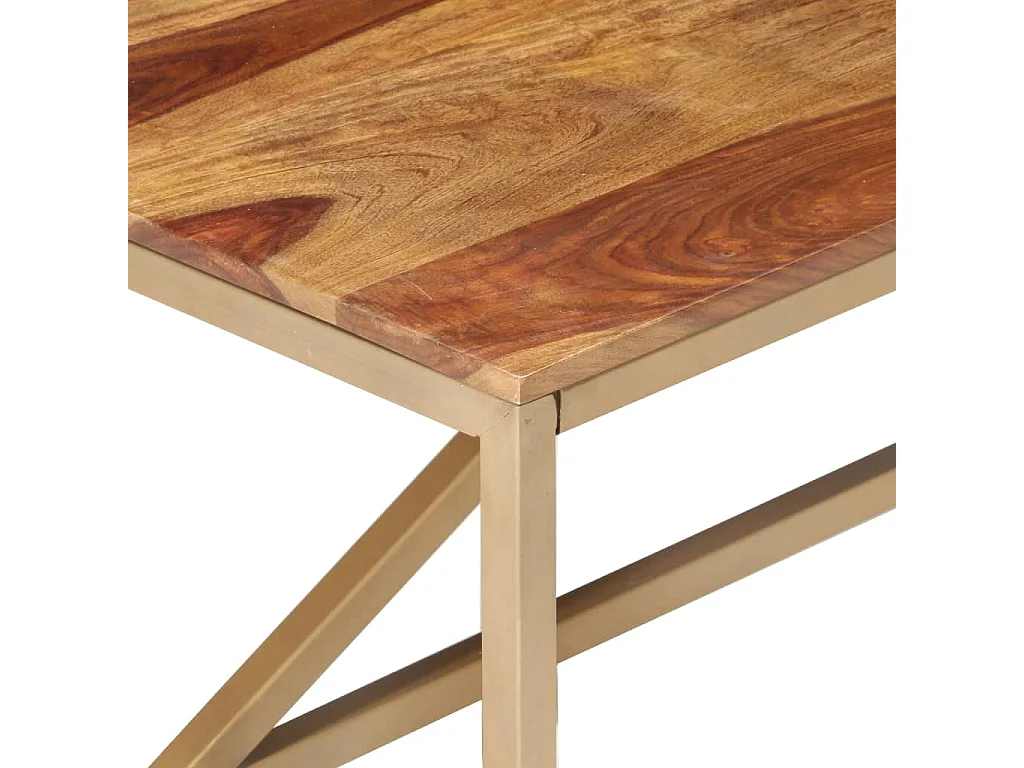 Mesa auxiliar 60x60x40 cm Madera maciza