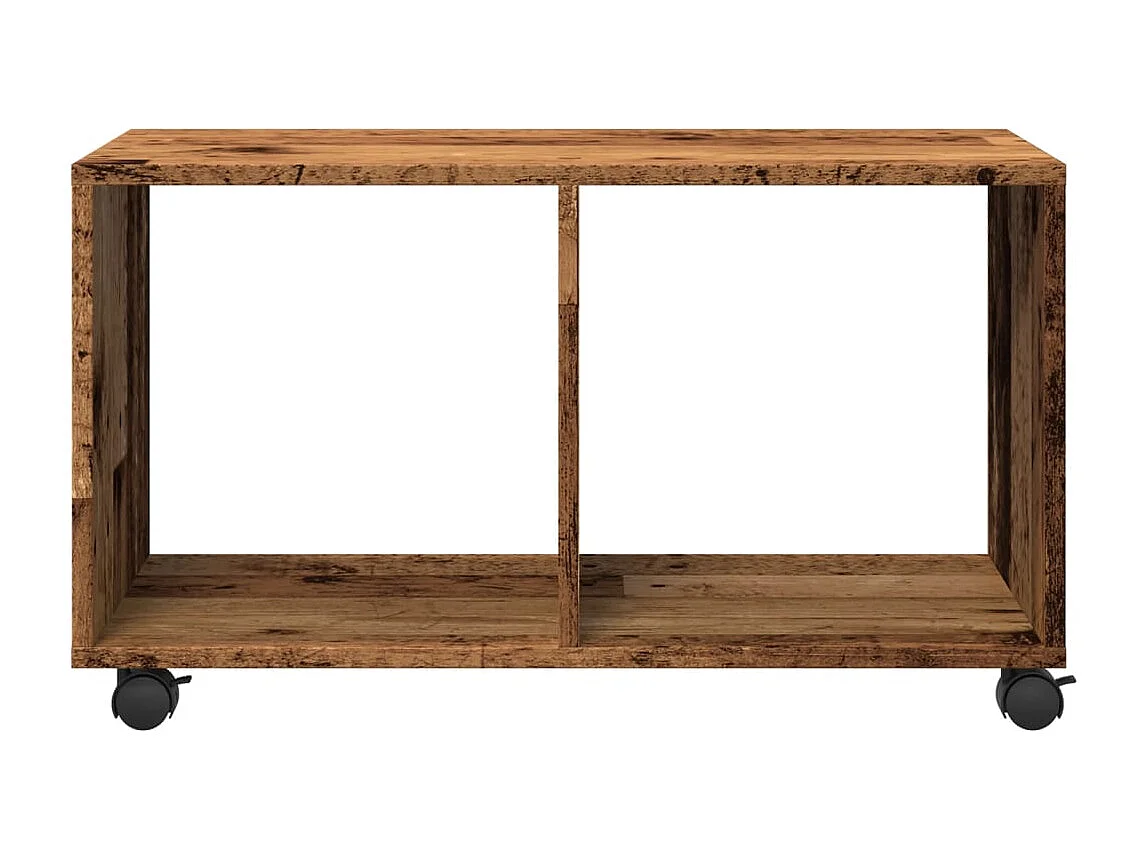 Armoire à roulettes vieux bois 72x33x42,5 cm bois d'ingénierie