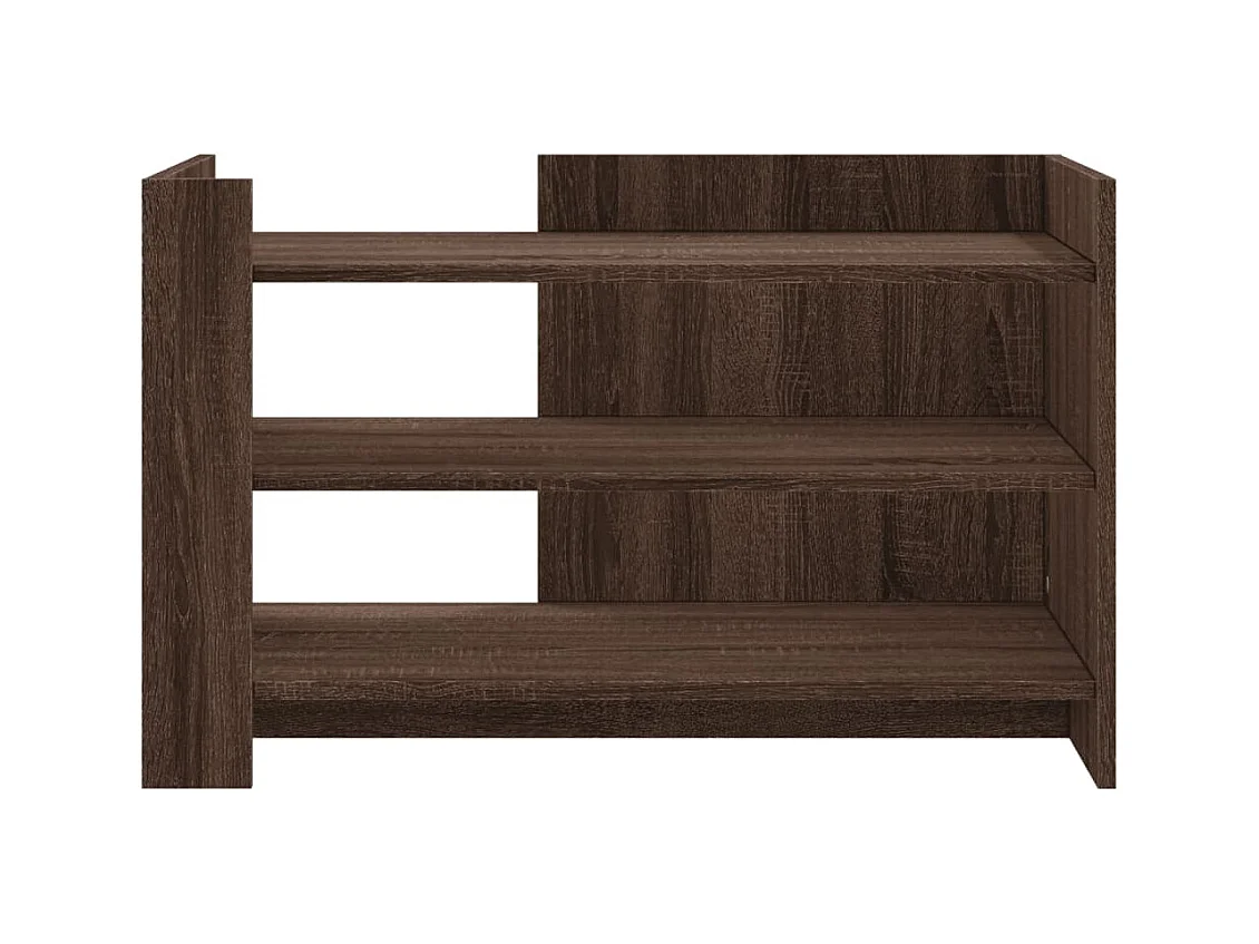 Mesa de centro roble marrón 80x50x50 cm Madera de ingeniería