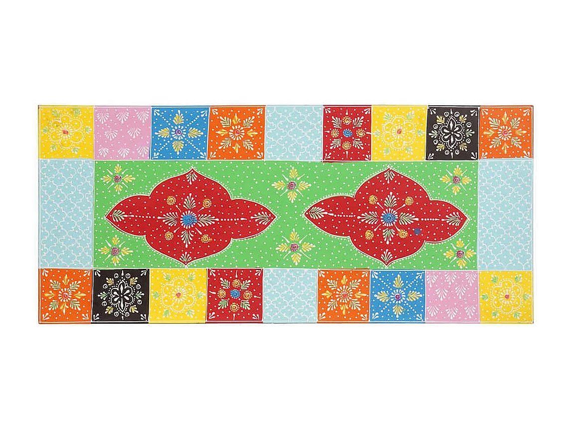 Tavolino impilabile marrone 38 x 38 x 41,5 cm in legno massello di mango