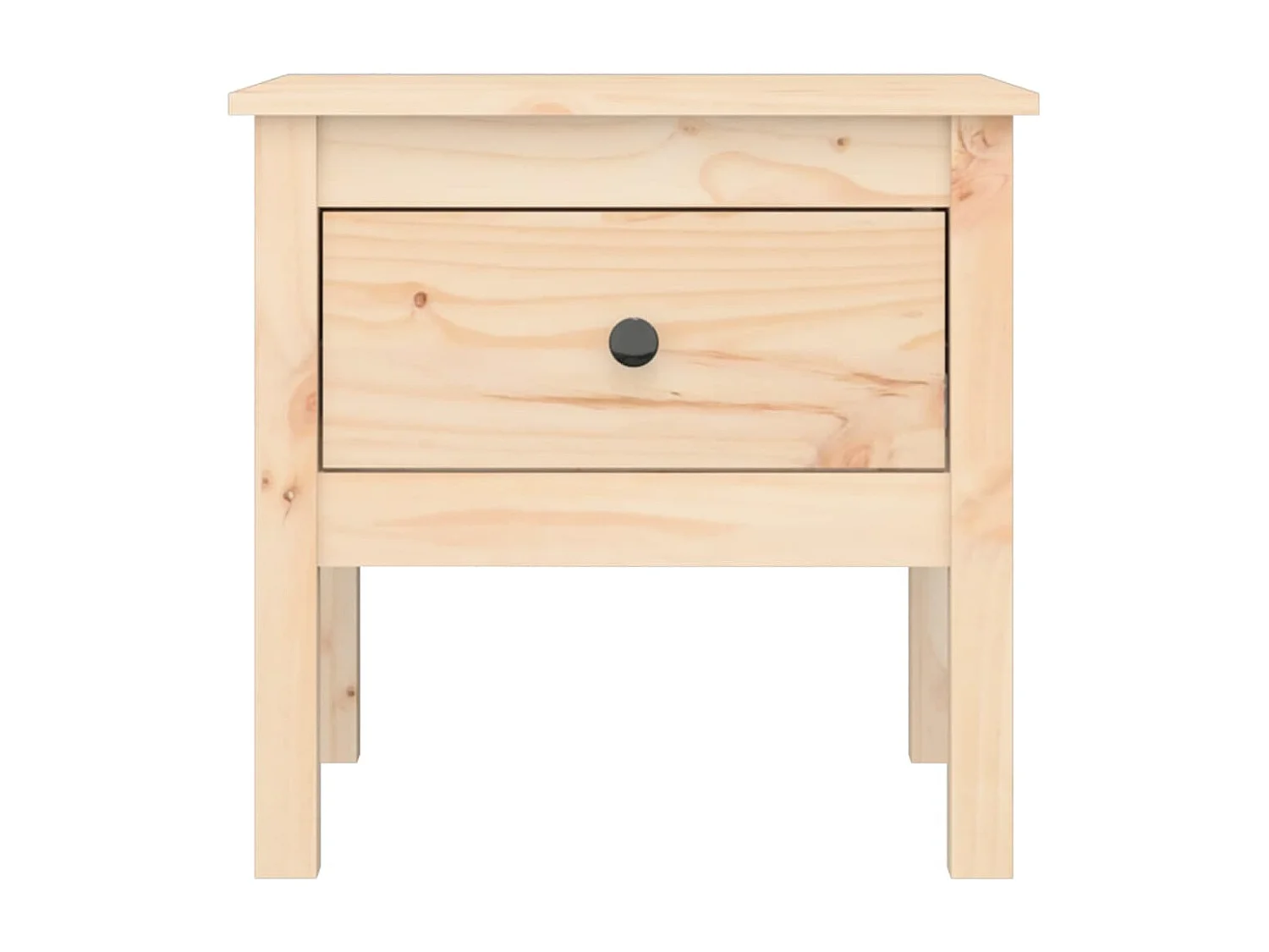 Mesa auxiliar 50x50x49 cm Madera maciza de pino