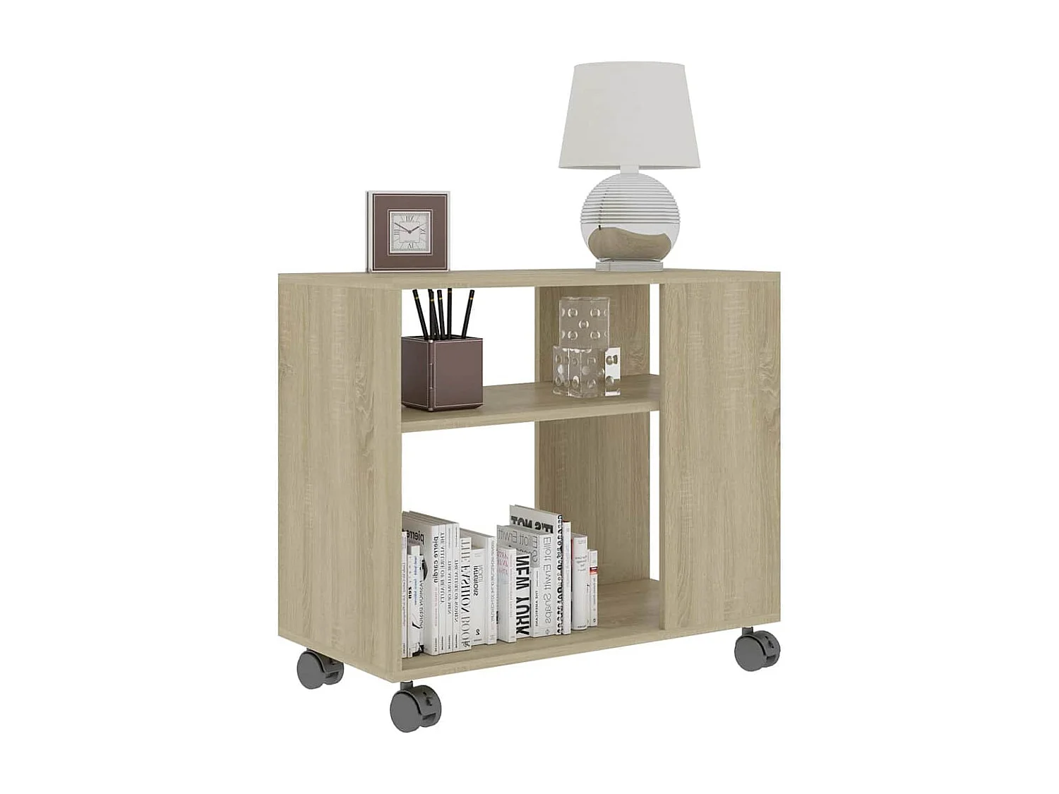 Sonoma Eiken Bijzettafel 70x35x55 cm Bewerkt Hout