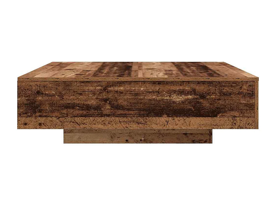 Table Basse Bois ancien 100 x 100 x 31 cm Bois d'ingénierie