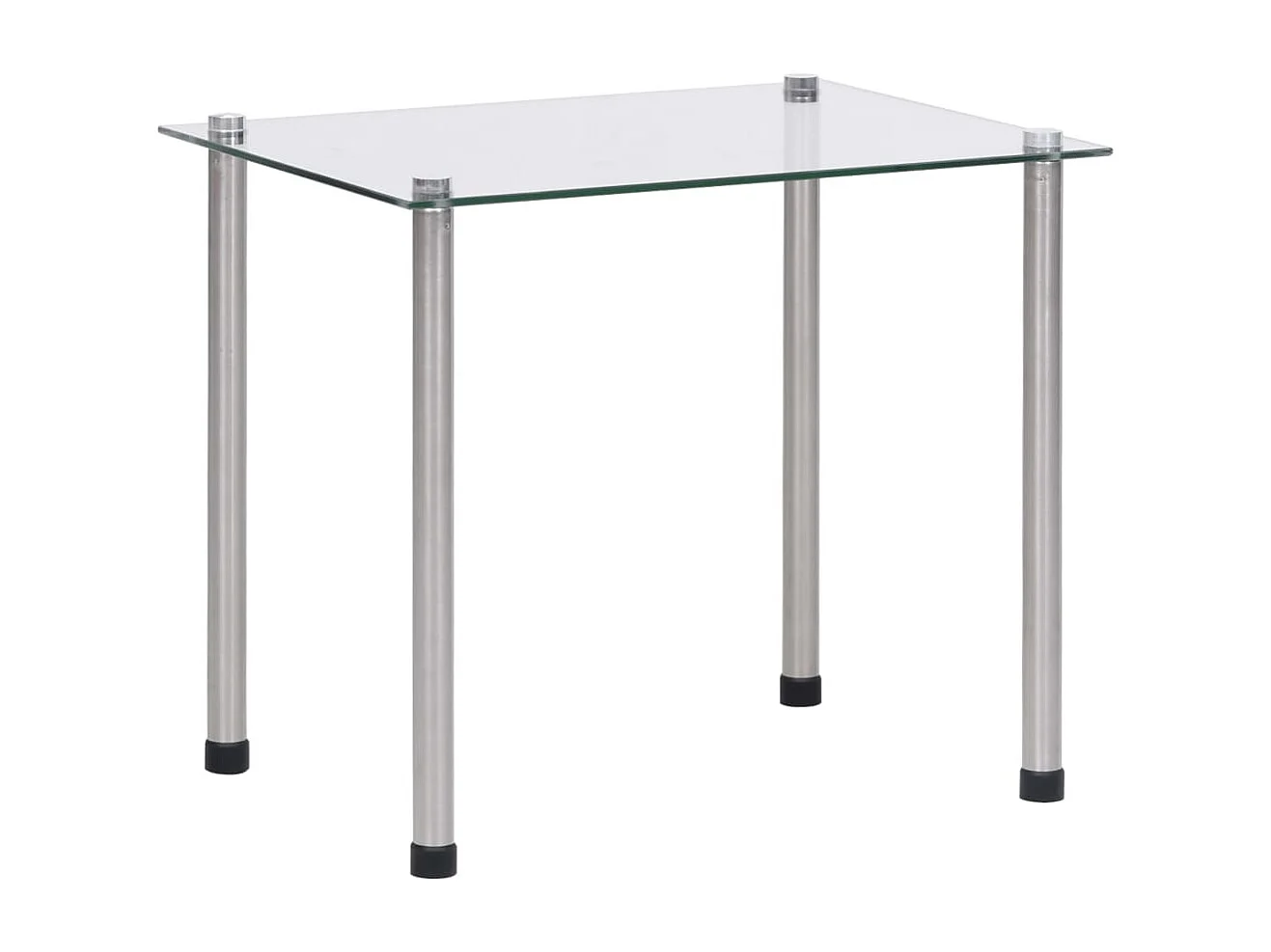 Bijzettafels 3 stuks Transparant Gehard glas