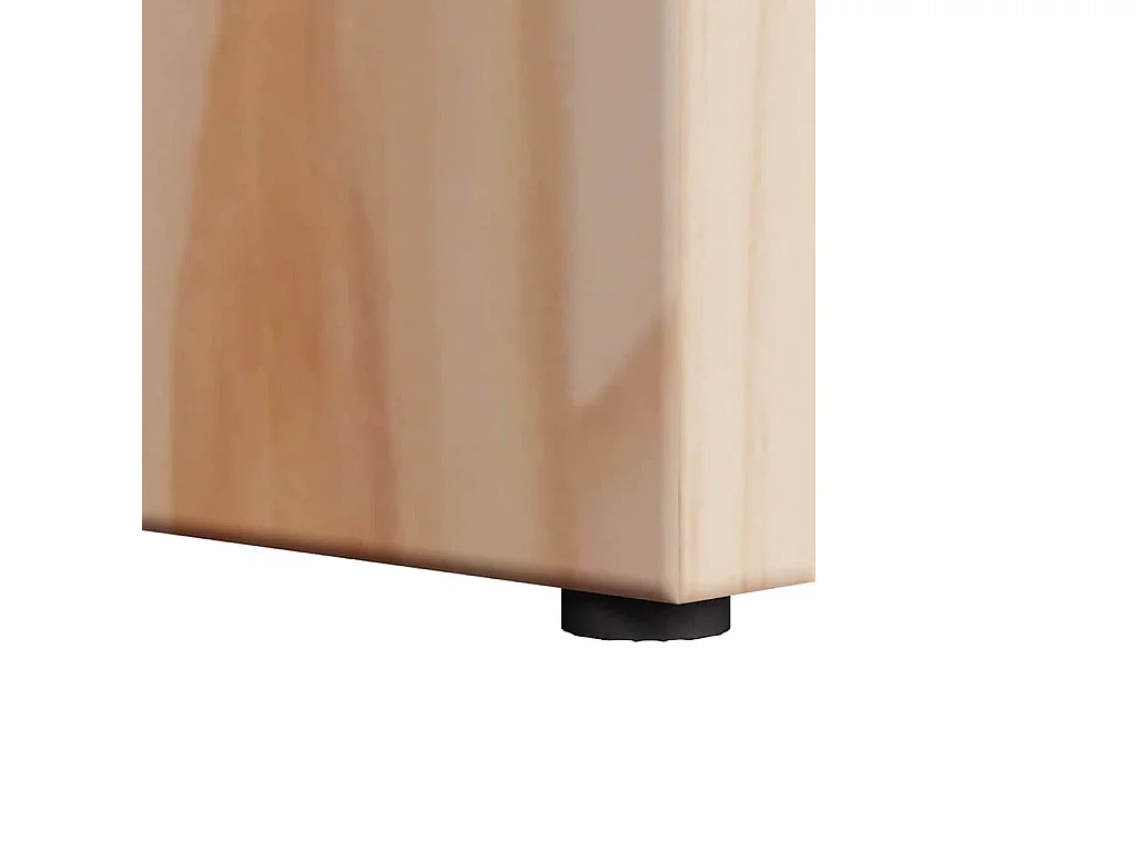 Table d'appoint Naturel 50 x 40 x 50 cm Bois massif en pin