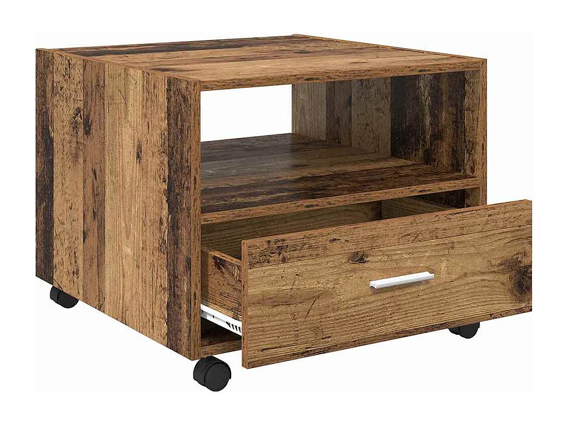 Table basse Bois ancien 55 x 55 x 45 cm Bois d'ingénierie