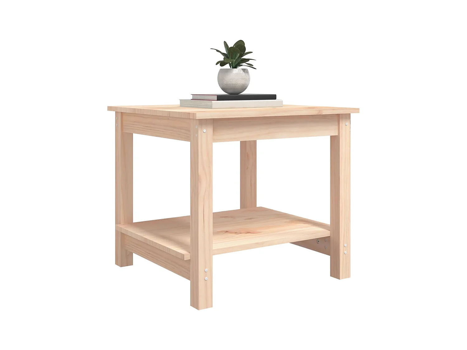 Salontafel 50x50x45 cm Massief grenenhout