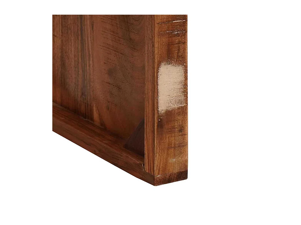 Table d'appoint 60 x 35 x 45 cm bois de récupération massif