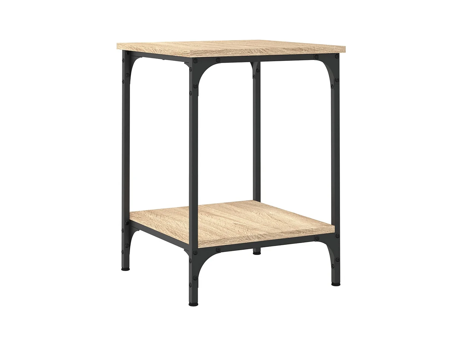 Table basse chêne sonoma 40x40x55 cm bois d'ingénierie