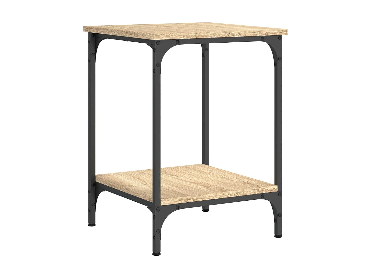 Table basse chêne sonoma 40x40x55 cm bois d'ingénierie