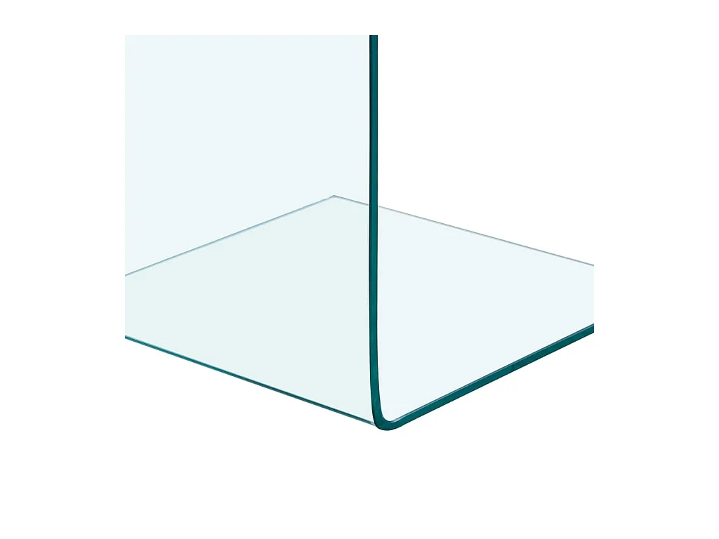 Bijzettafel 40x40x60 cm Gehard glas