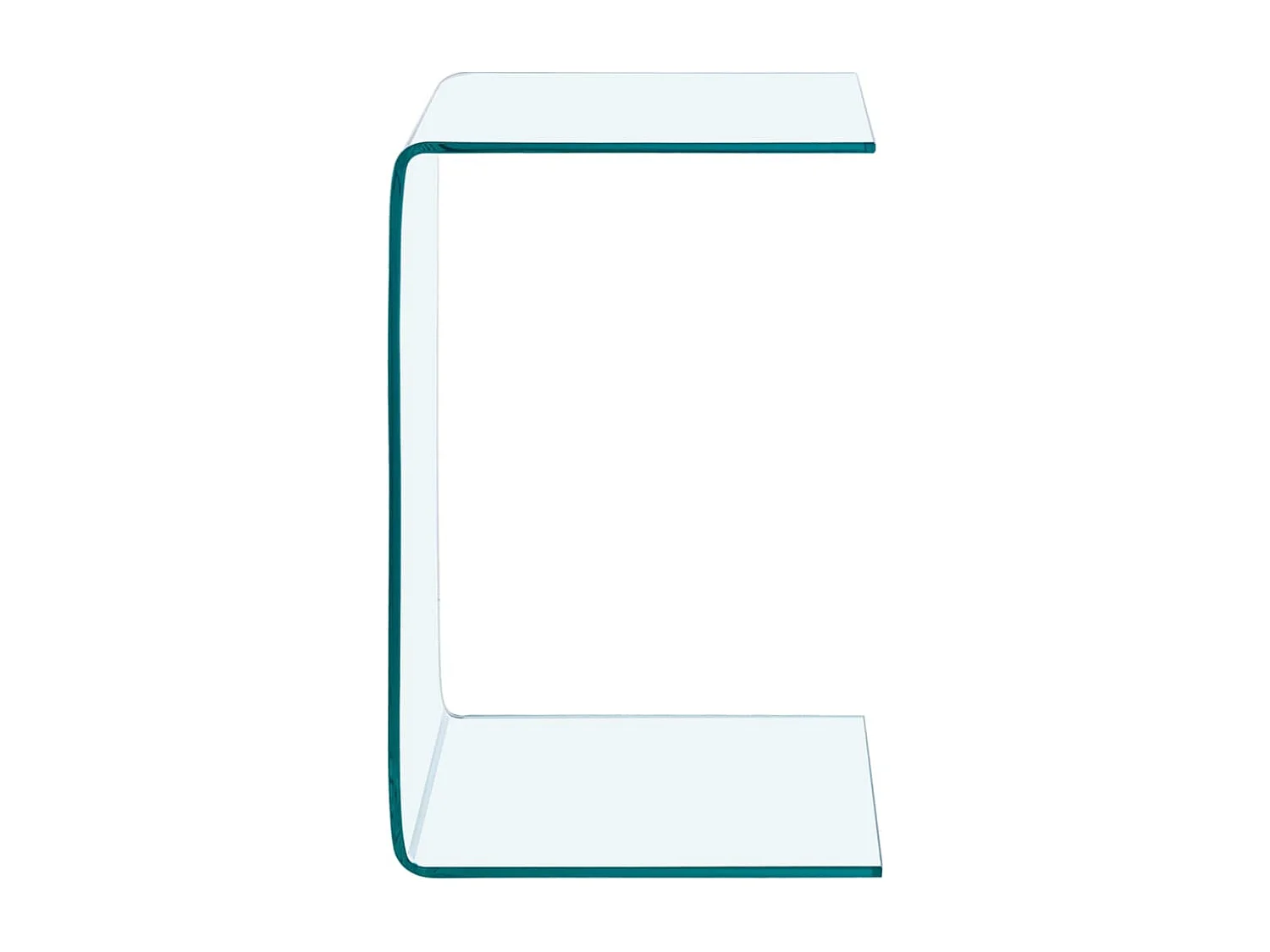 Mesa auxiliar 40x40x60 cm Cristal templado