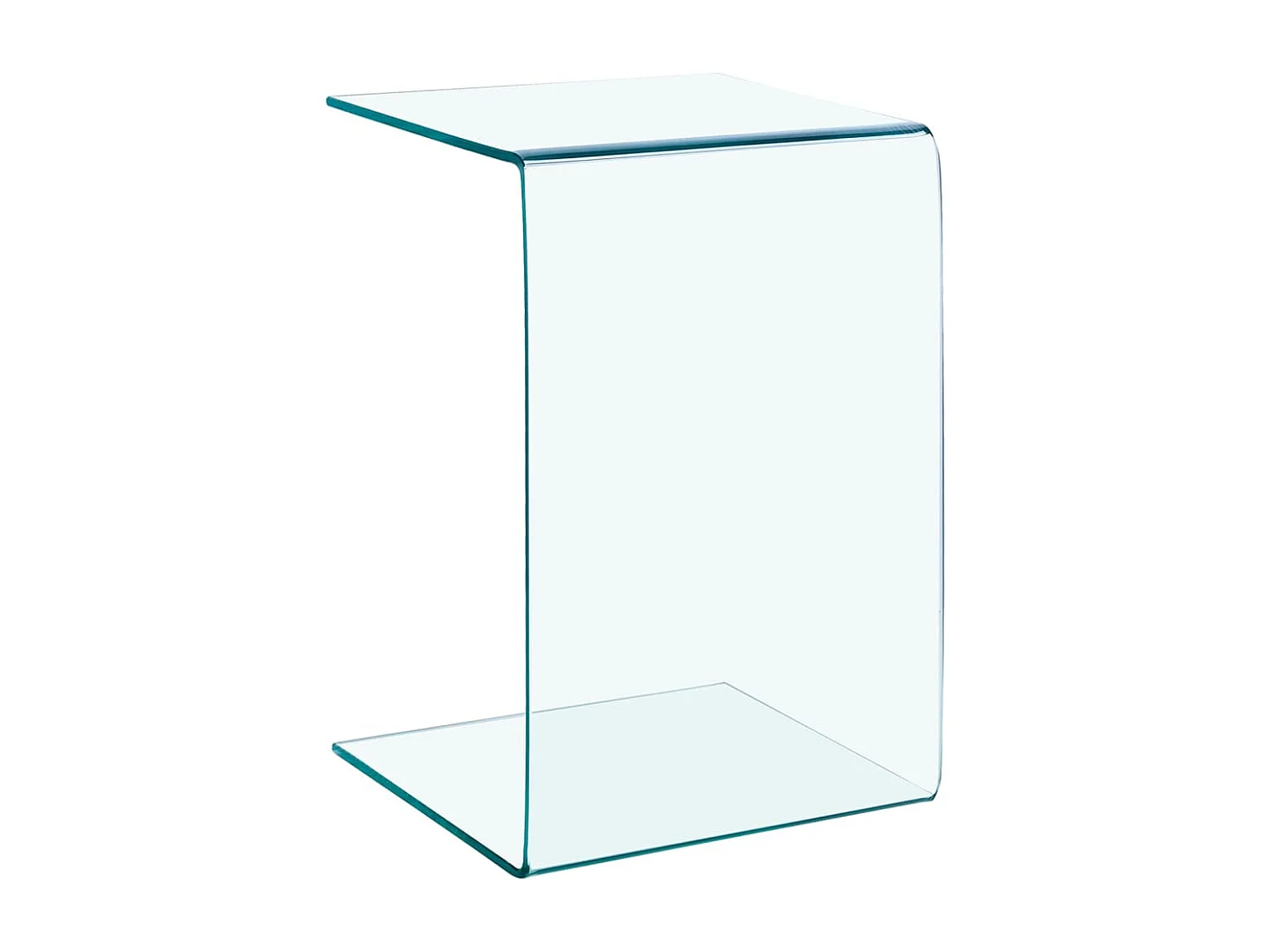 Mesa auxiliar 40x40x60 cm Cristal templado