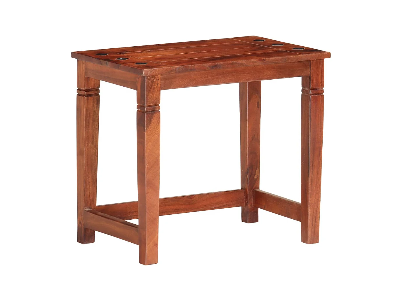 Mesas nido 3 piezas Madera maciza de acacia