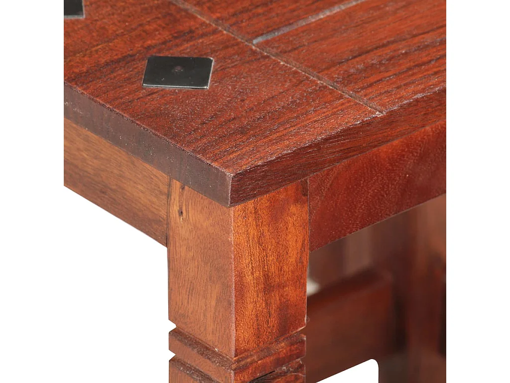 Mesas nido 3 piezas Madera maciza de acacia