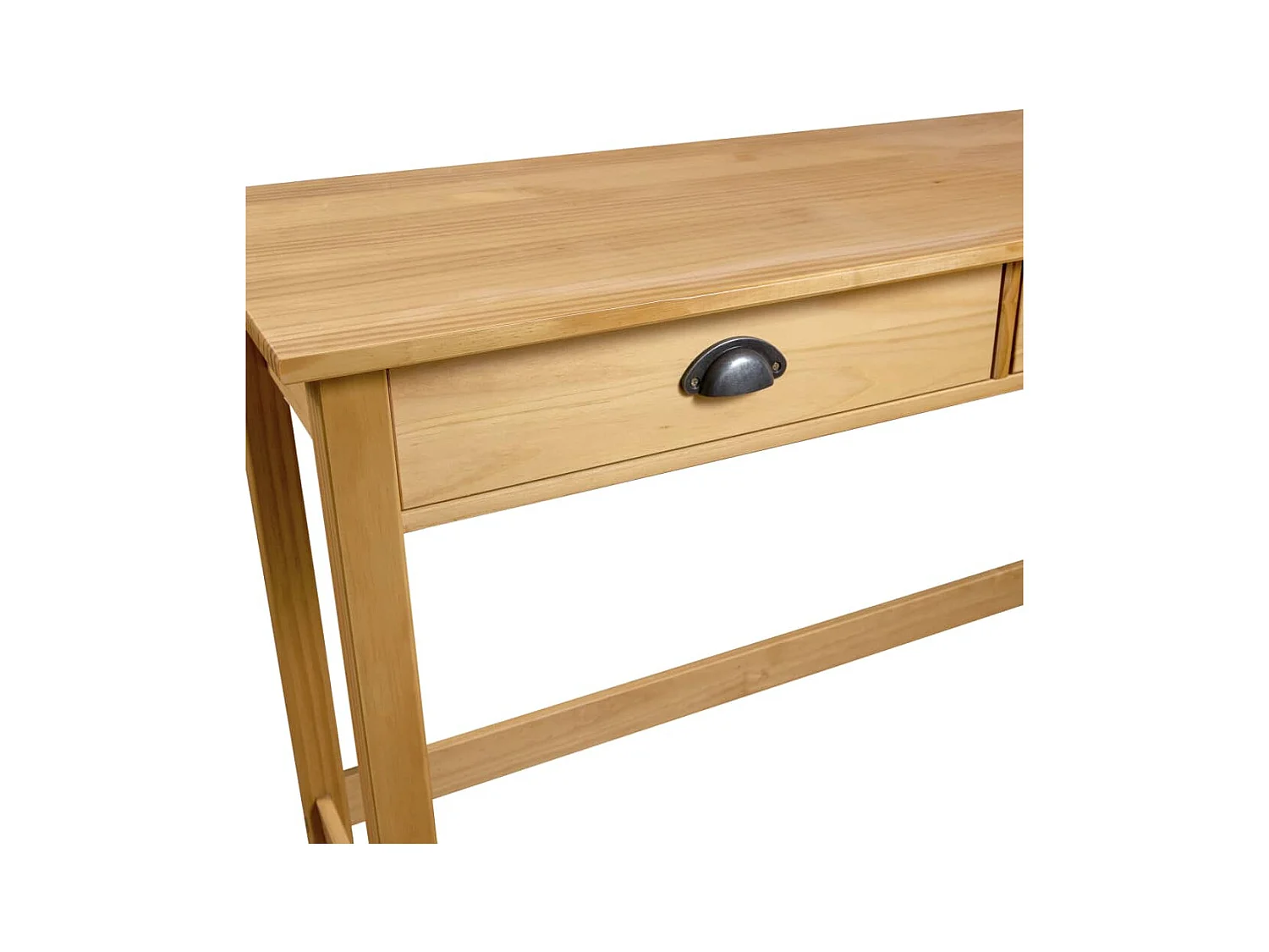 Tavolo consolle Hill Range con 2 cassetti 110x45x74 cm in pino massello