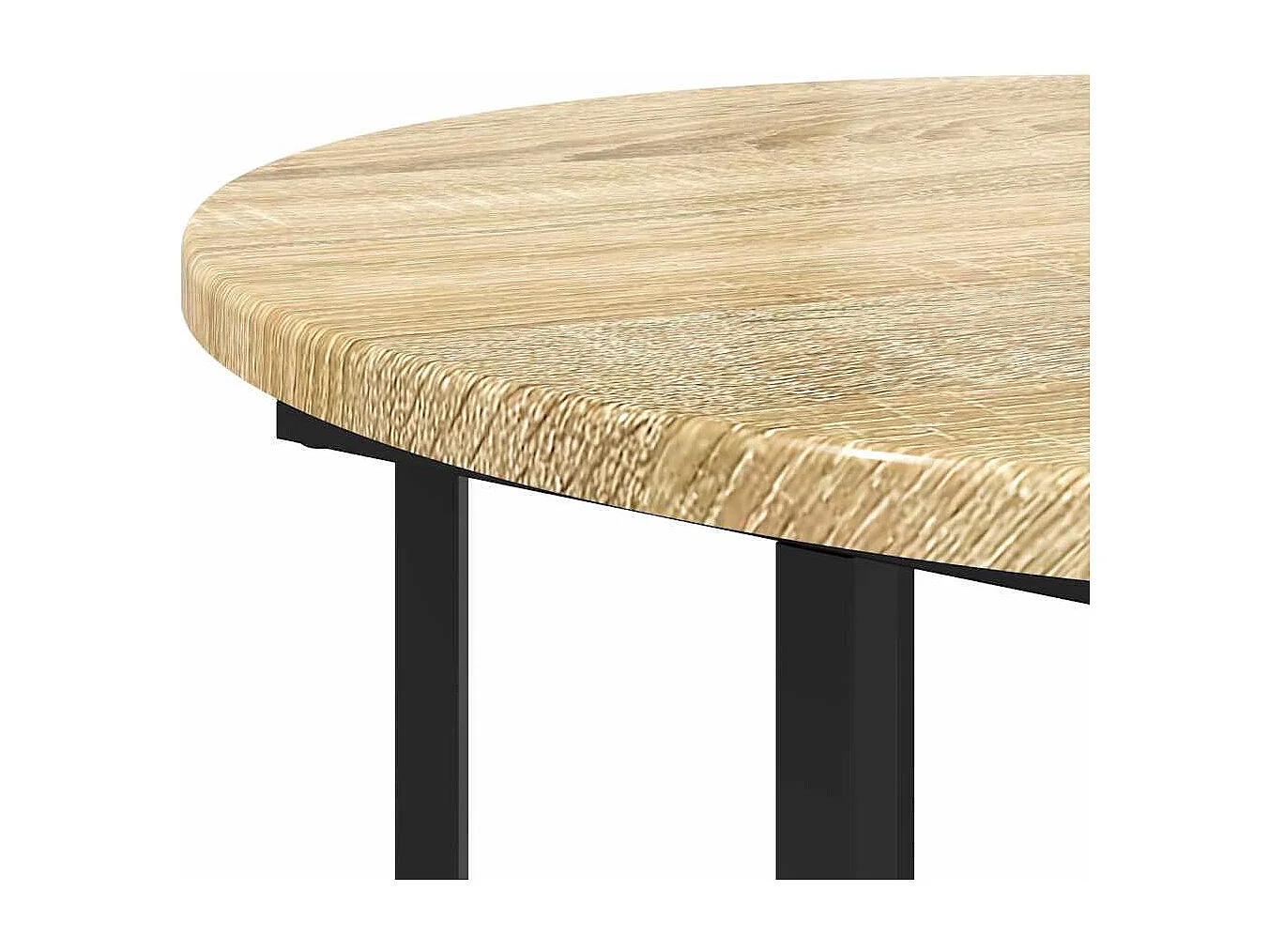 Ensemble de tables d'appoint 2 pcs Chêne Sonoma et noir