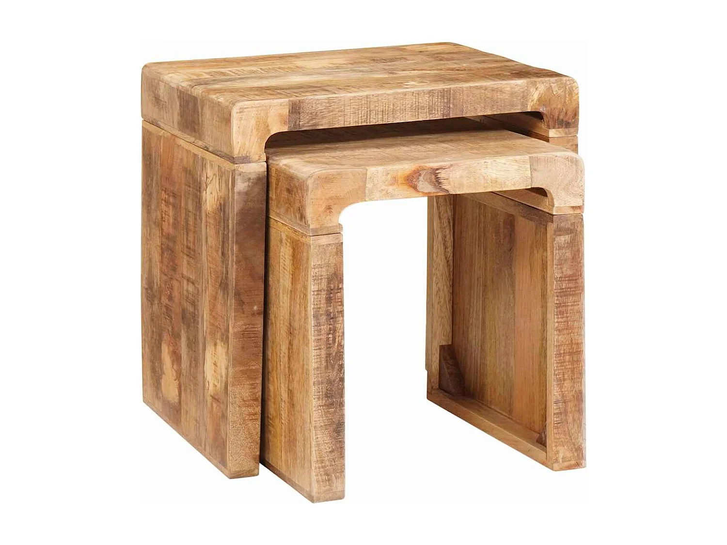 Tables d'appoint Marron bois de manguier massif
