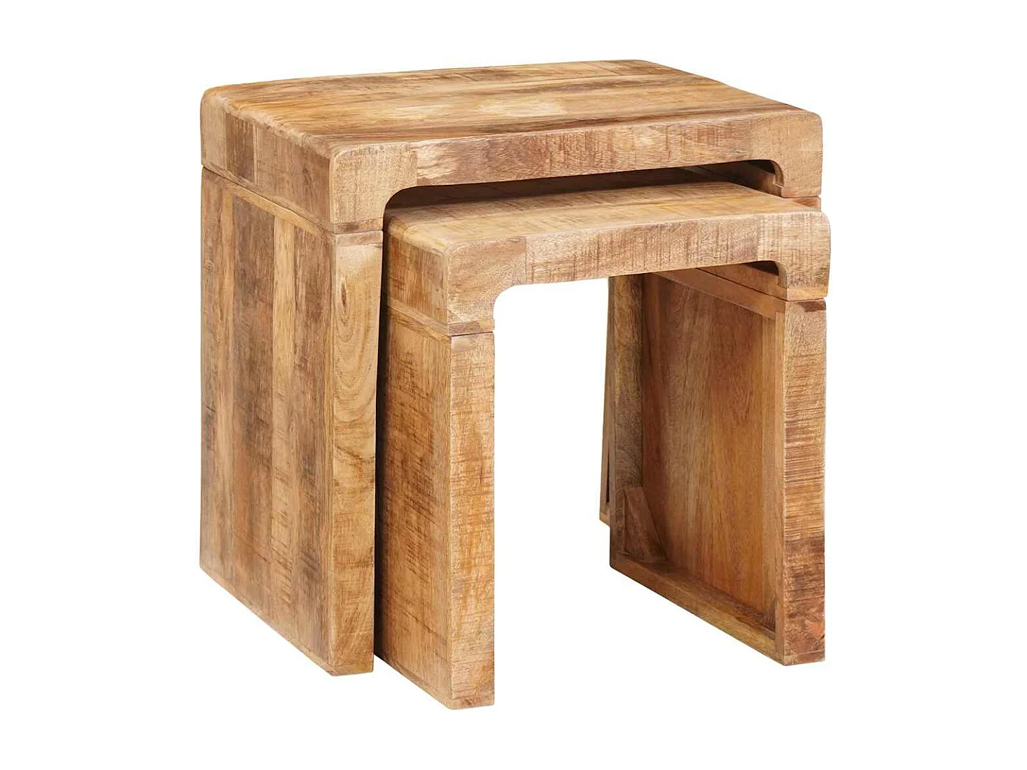 Tables d'appoint Marron bois de manguier massif