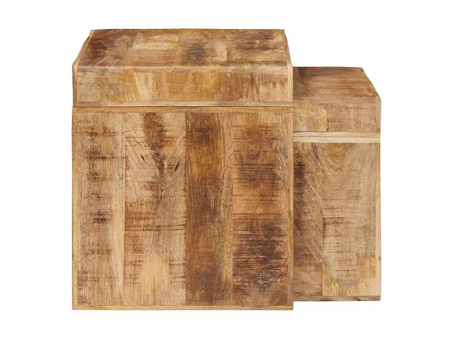 Tables d'appoint Marron bois de manguier massif