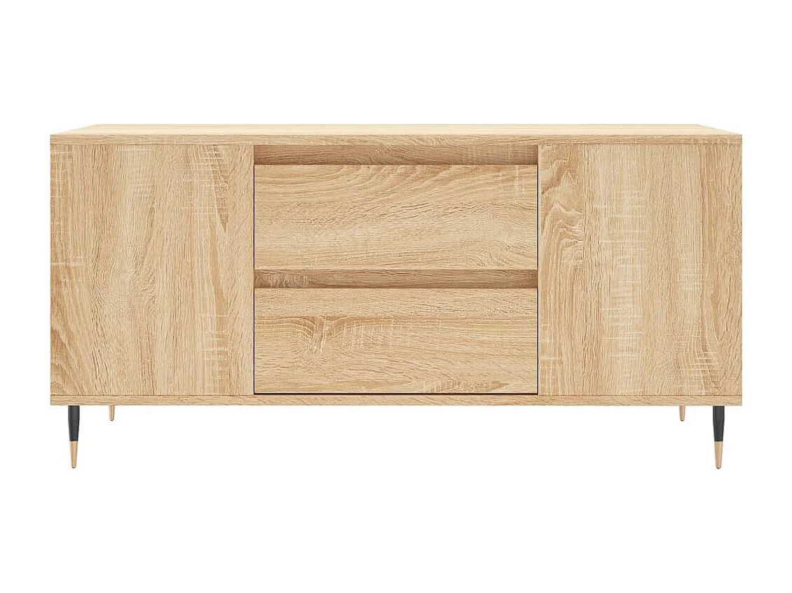 Tavolino da caffè in rovere Sonoma 102x44,5x50 cm in legno ingegnerizzato