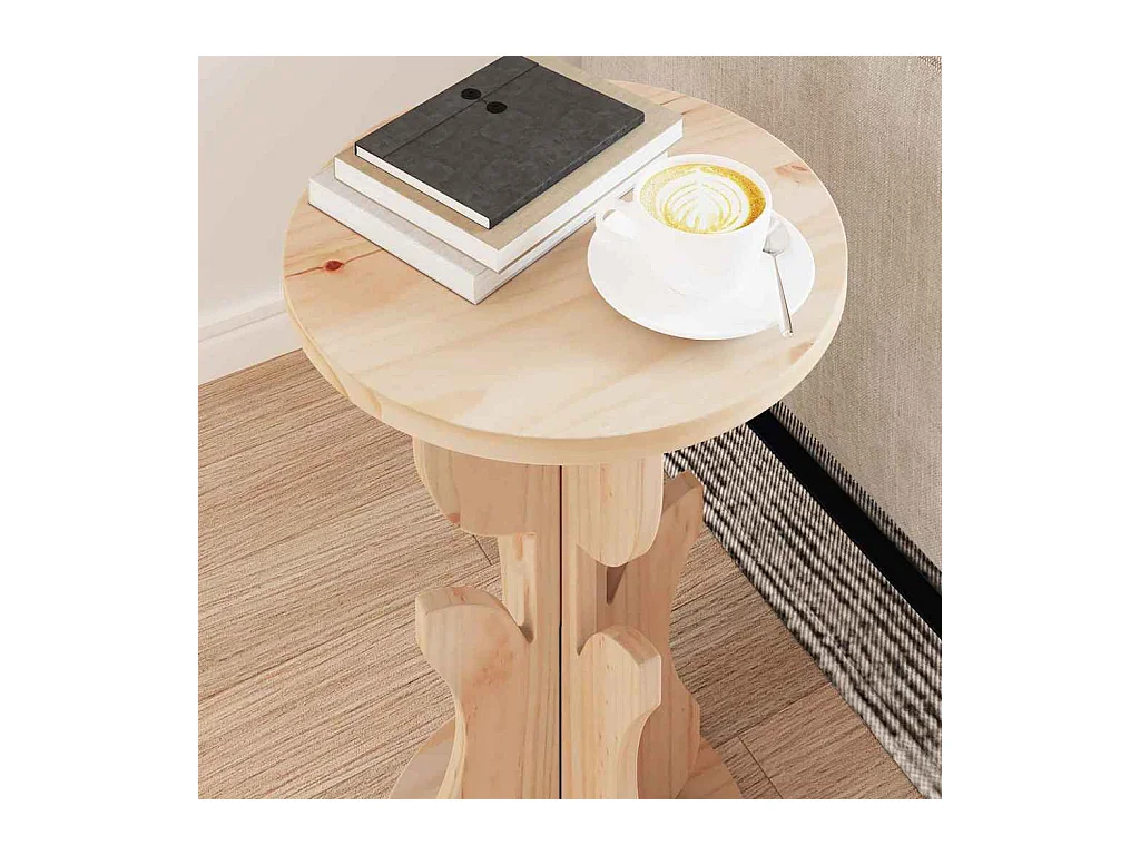 Table d'appoint Naturel 39.5 x 39.5 x 53.5 cm