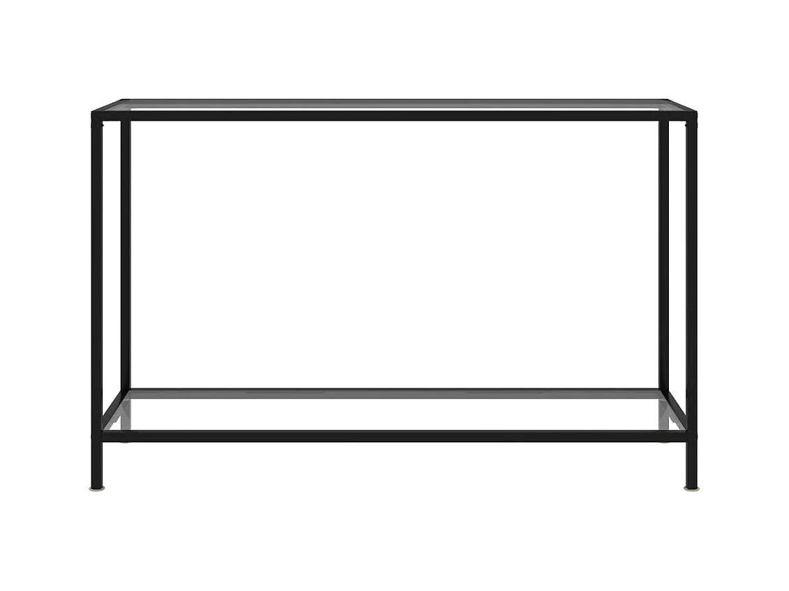 Consoletafel Transparant 120x35x75 cm Gehard glas