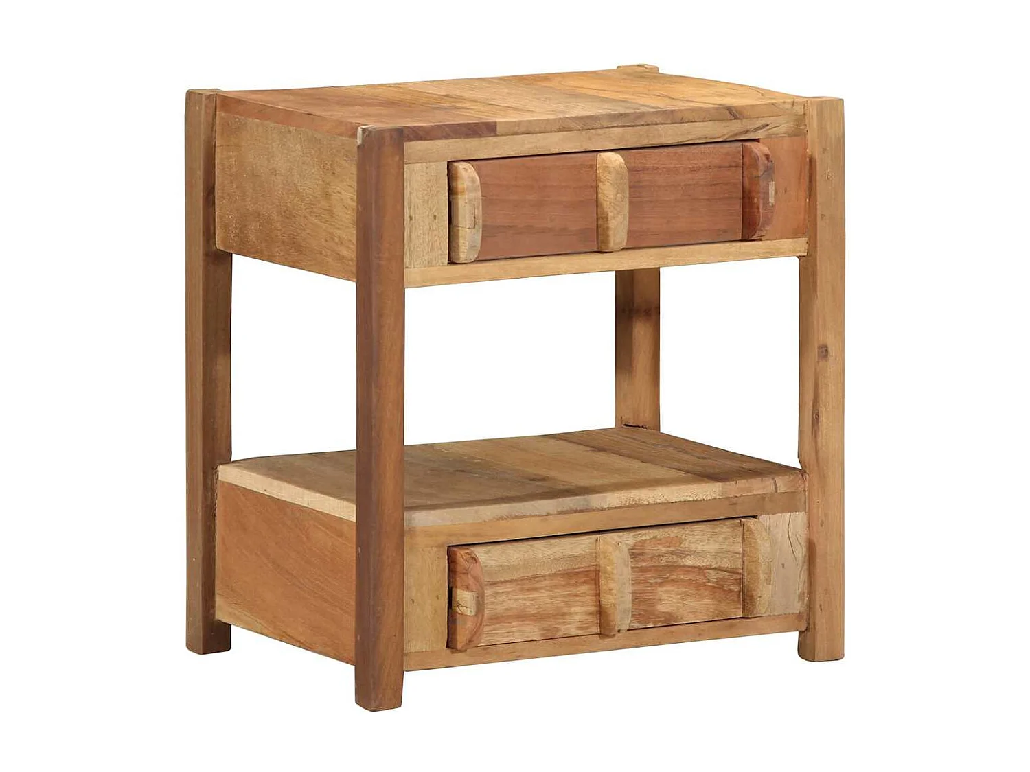 Table d'appoint avec tiroir Marron 43 x 32 x 46 cm