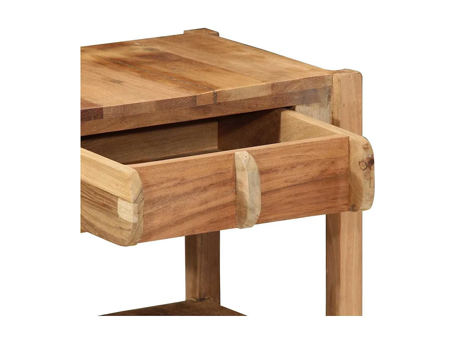 Table d'appoint avec tiroir Marron 43 x 32 x 46 cm