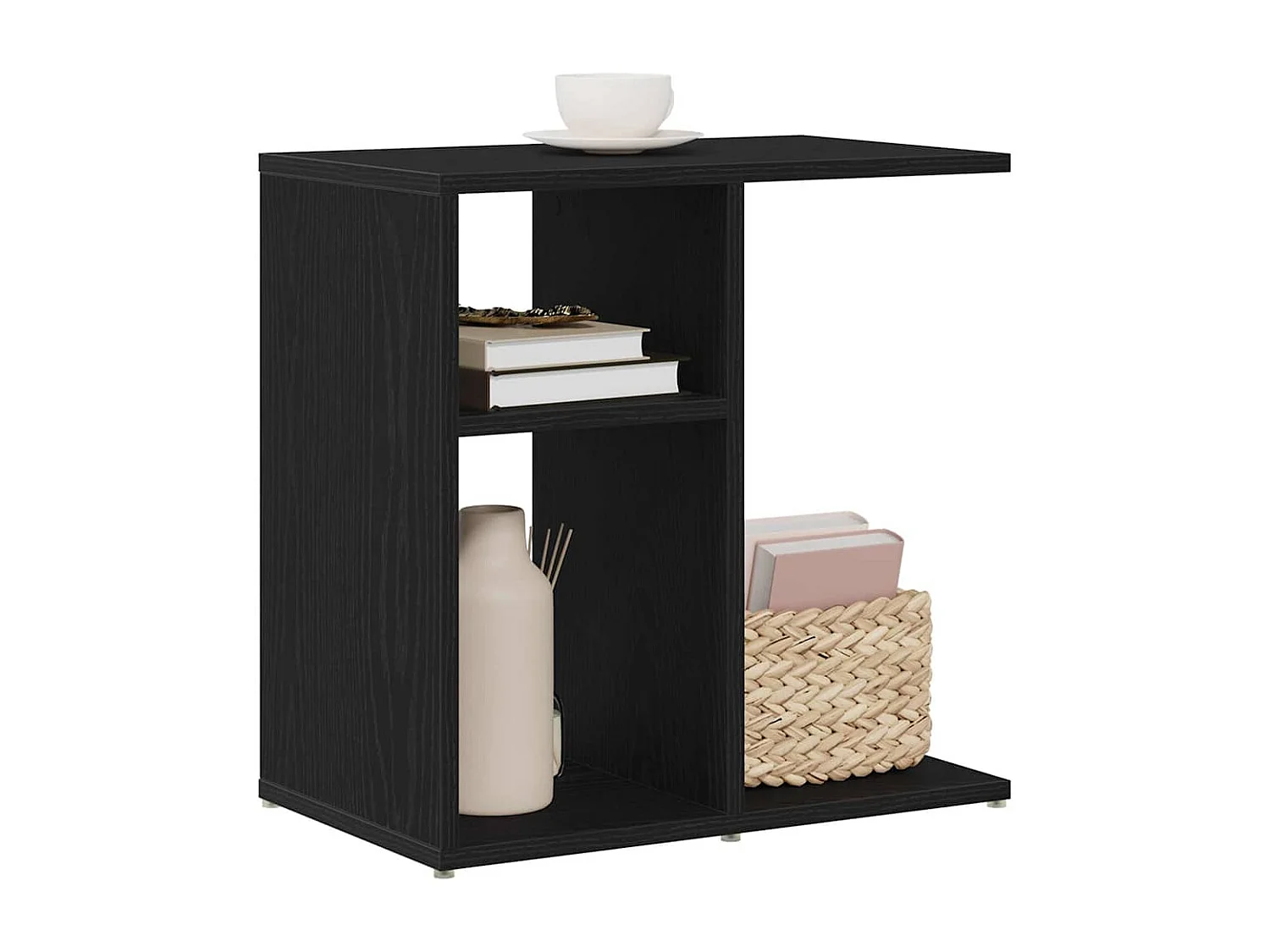 Table d'appoint Chêne noir 50 x 30 x 50 cm Bois d'ingénierie