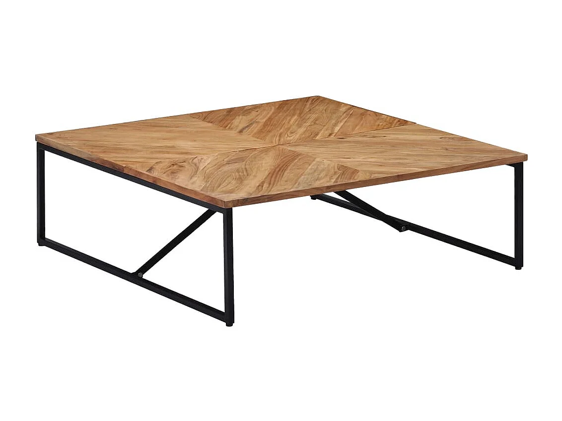 Tavolino da caffè 110x110x36 cm Legno massello di acacia