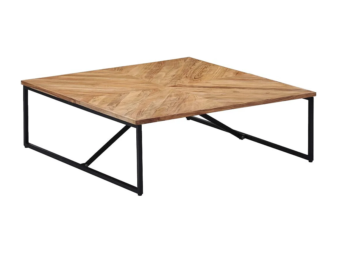 Tavolino da caffè 110x110x36 cm Legno massello di acacia